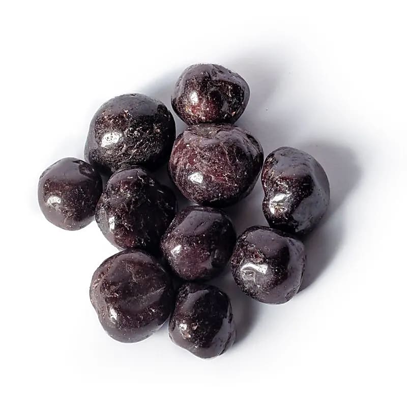 Piedras de Granate pulidas