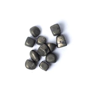 Pierres de pyrite polies
