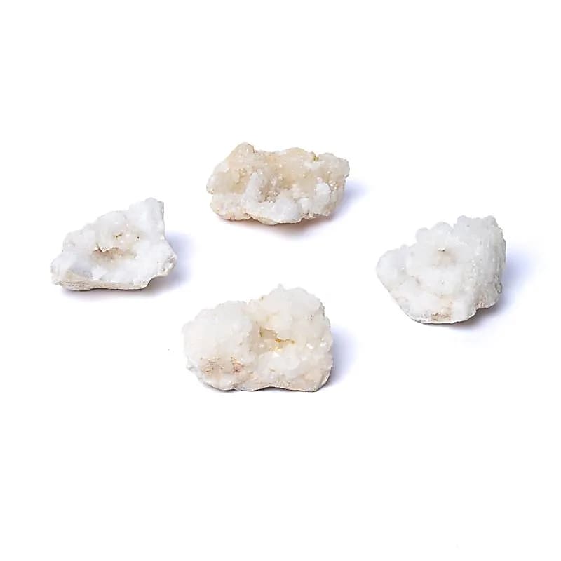 Piezas rotas de geoda de calcita