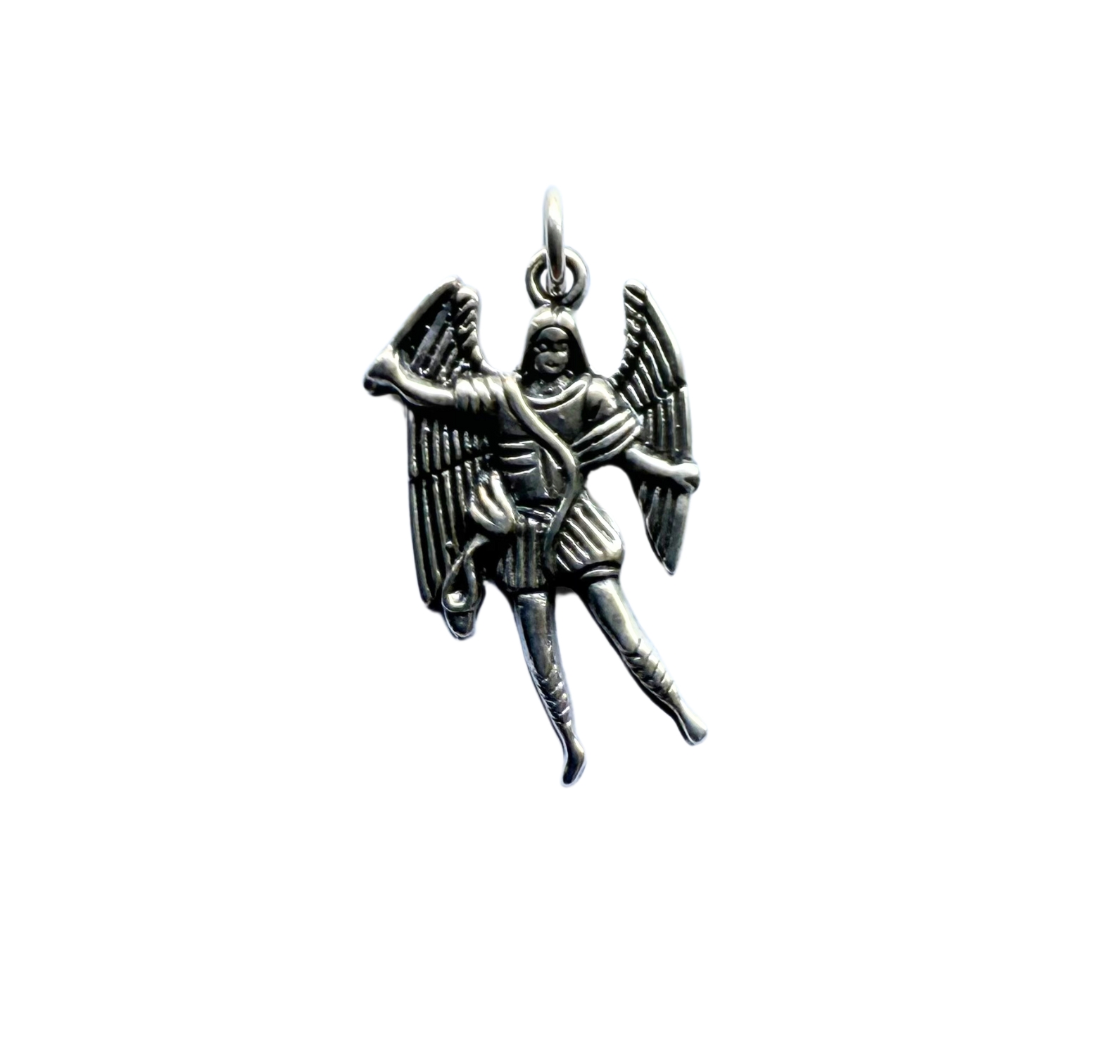 Ángel San Miguel en plata