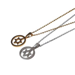 Amulette pendentif Étoile de David