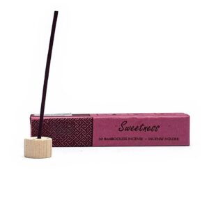 Incenso de ervas sem bambu com suporte Sweetness