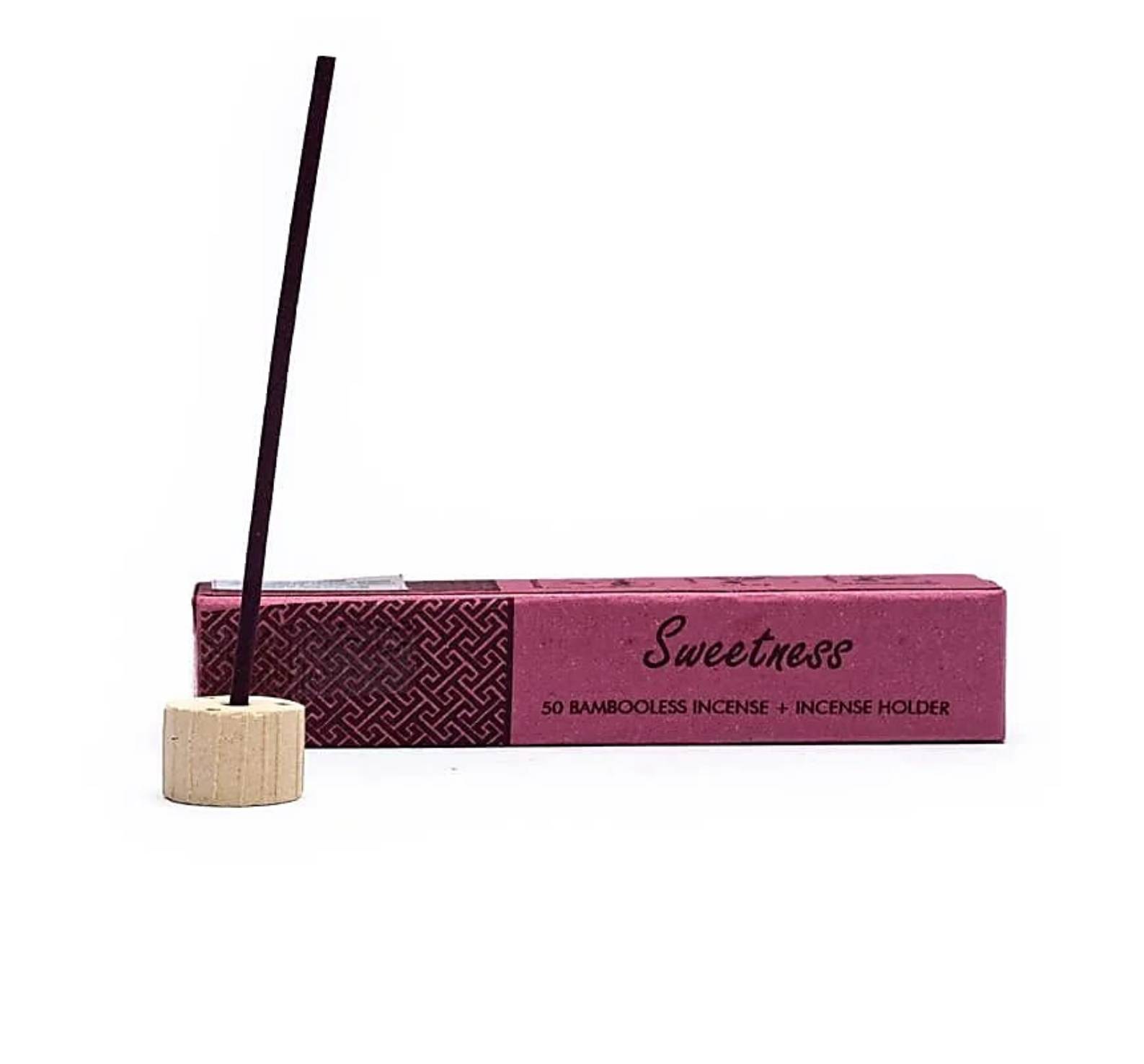 Incienso de hierbas sin bamboo con soporte Sweetness