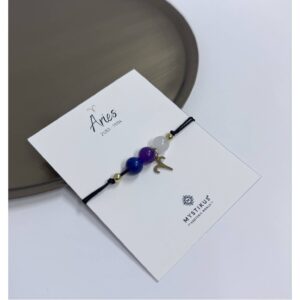 Bracelet Zodiaque Bélier avec Pierres Naturelles