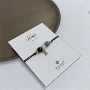 Bracelet Zodiaque Gémeaux avec Pierres Naturelles