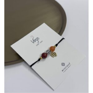 Pulseira Zodiacal Virgem com Pedras Naturais
